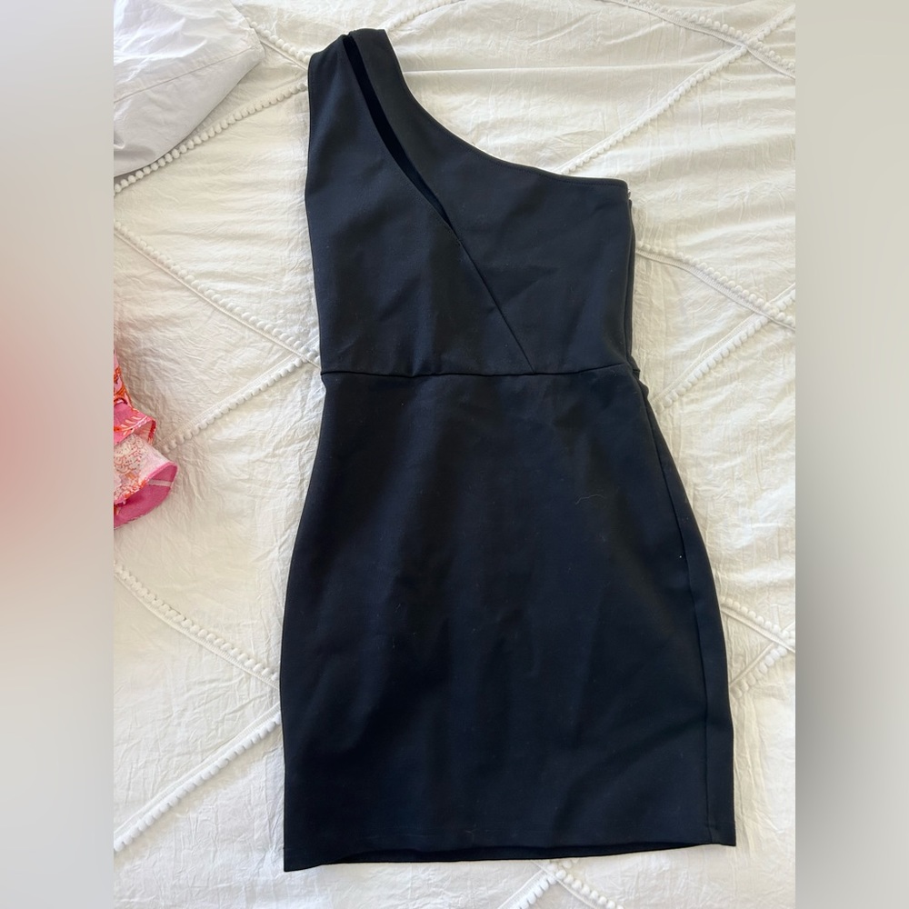 superdown nava asymmetrical mini dress worn once size small